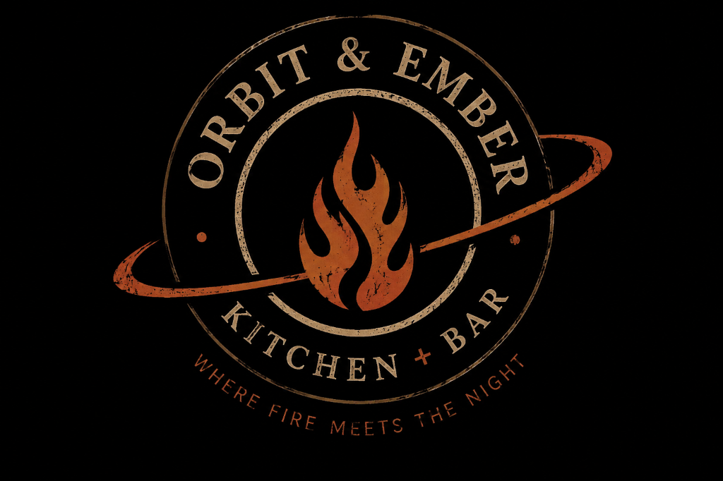Orbit & Ember Kitchen + Bar Original Logo
